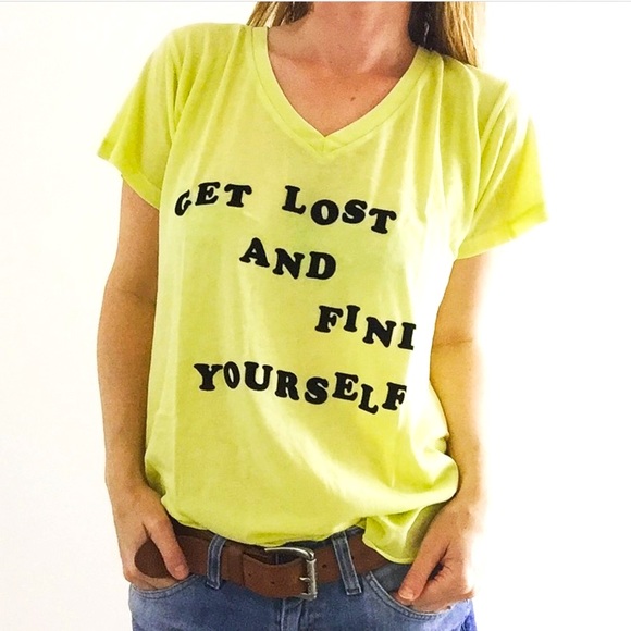 New Wildfox Get Lost Find yourself tee - Picture 3 of 4